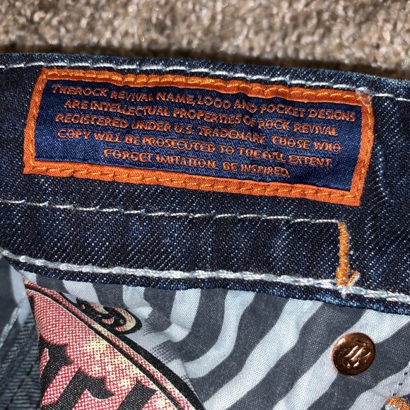 New Men’s Rock Revival Bootcut Jeans 32 Ben - Picture 7 of 8